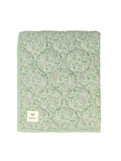 BIBS x Liberty Quilted Blanket Art.152821 Capel Sage - Детское одеяло 85x110см
