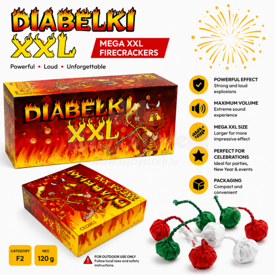 I-Toys Party XXL Art.176100 шумовые петарды для создания ярких звуковых эффектов