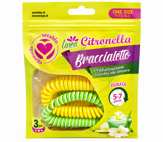 Bebe Basic Baby Bracelet Citronella Art.298203 Citronellas odu atbaidīšanas aproce