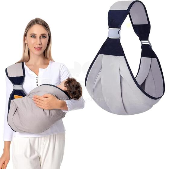 Kidsworld Koala Sling Art.298328 Grey Эргономичная сумка-кенгуру  от 4 до 18 кг