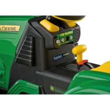 Peg Perego John Deere Ground Force 12V Art. IGOR0047 Bērnu elektro traktors ar piekabi