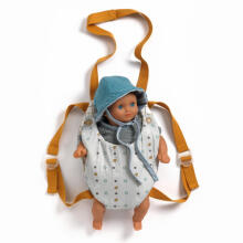 Dolls - Pomea - Baby Carrier - Blue Gray