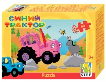 Kids Book Art.656048 Puzle 54 - Zilais traktors