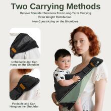 Kidsworld Baby Carrier Art.298329 Black Ķengursoma  - aktīviem vecākiem gariem pārgājieniem no 4 līdz 25 kg