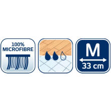 LEIFHEIT Maināmā lupata Clean&amp;amp;Compact M mikrošķiedras