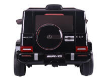 Lean Toys Mercedes G63 Art.S306-1 Black Battery-powered ride-on car for children with an additional remote control