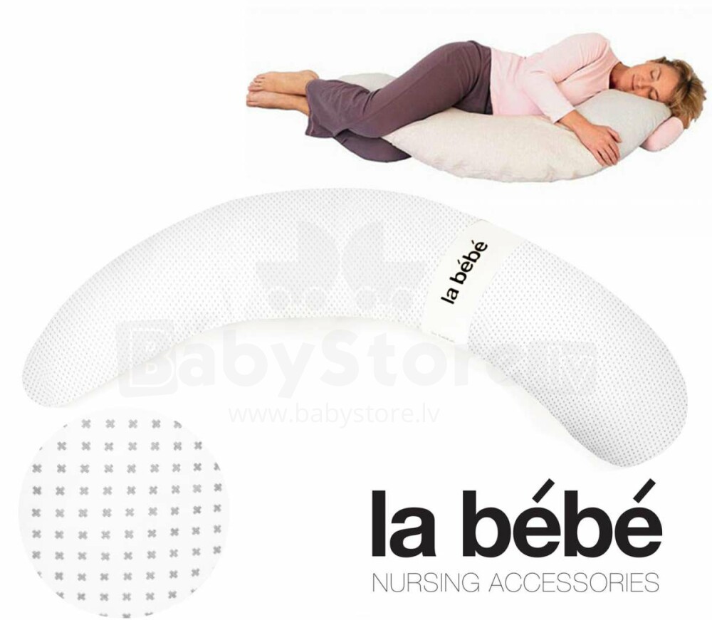 La Bebe™ Moon Maternity Pillow Art.85595 Большая подушка для беременных с  наполнителем из синтепона,185cм купить по выгодной цене в BabyStore.lv