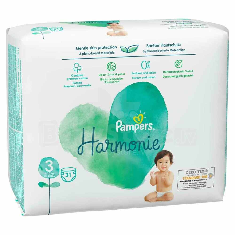 Love & Green Pure Nature Couches taille 2 – 3 à 6 kg