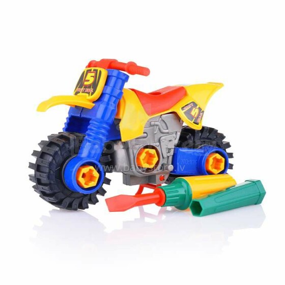 Play Smart Art.294265 Attīstošā rotaļlieta-konstruktors Motocikls
