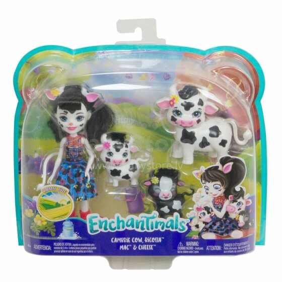 Enchantimals Family Art.GJX43  Mini lelle ar iemīļoto dzīvnieku
