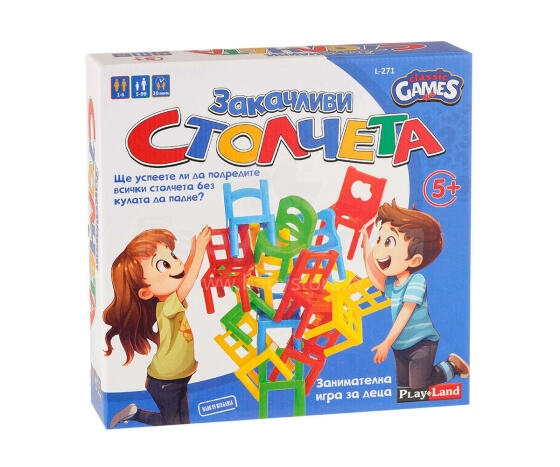 Playland Art.L-271 Настольная карточная игра Маленькие стульчики