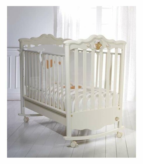 Baby Expert Romantico Panna Art.100750 Эксклюзивная детская кроватка