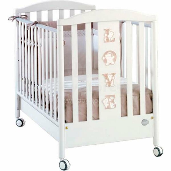 Baby Expert Baby Love White / Dove 100799 išskirtinė kūdikių lova