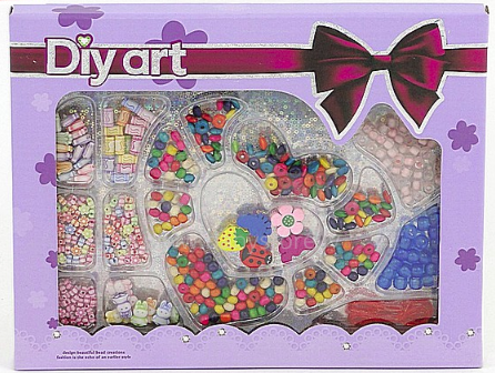 Diy Art Jewelry Set Art.8214611 Radošais komplekts ar krellēm un perlītēm rotas lietu veidošanai (vires un krelles)