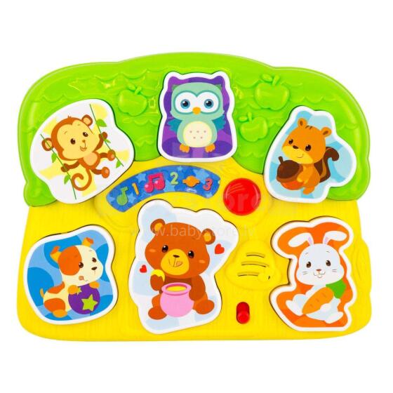 WinFun Art. 0771 Light N Sounds Animal Puzzle Развивающая музыкальная игрушка - пазл Животные, со светом и звуком