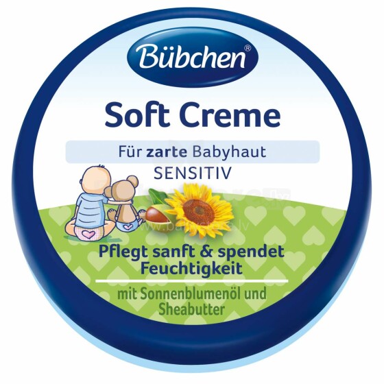Bubchen Soft Creme Art.TB36 Maigs krēms ar šī sviestu un saulespuķu eļļu, 20 ml