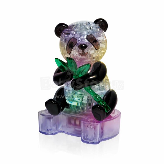 Crystal Puzzle Art.9055A Panda 3D Puzles ar gaismu