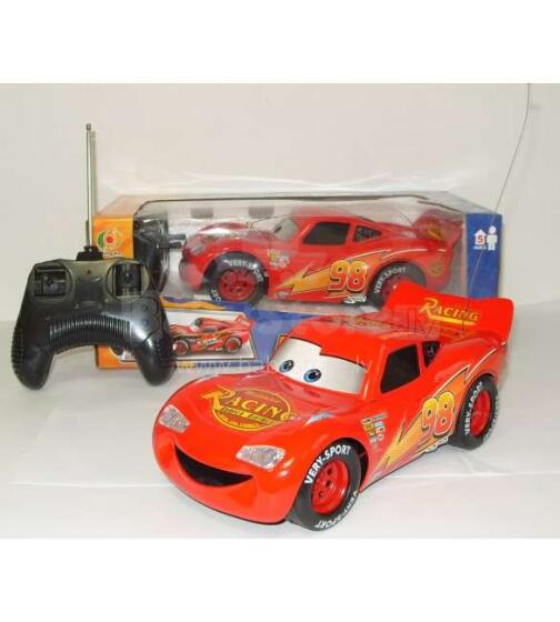 Auto McQueen ar pulti,gaismām (kustina muti) 36 cm SAAA0395