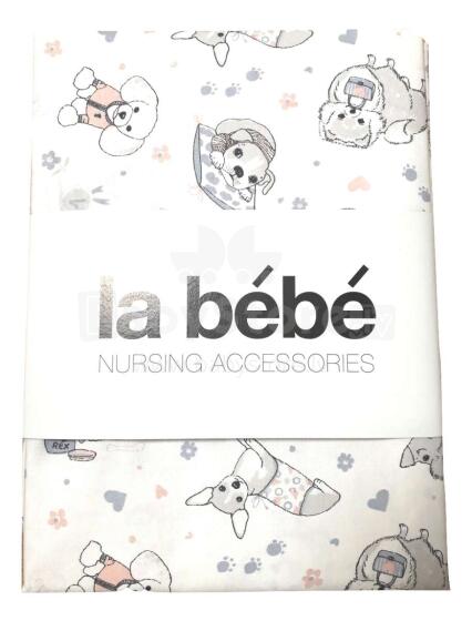 La Bebe™ Cotton Nappy Dogs Art.101500 Хлопковая пеленочка для малышей 75x75 см