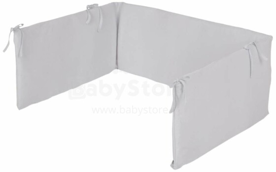 Pinolino Jersey Grey Art.650002-8 Apmalīte bērnu gultiņai, 165x28cm