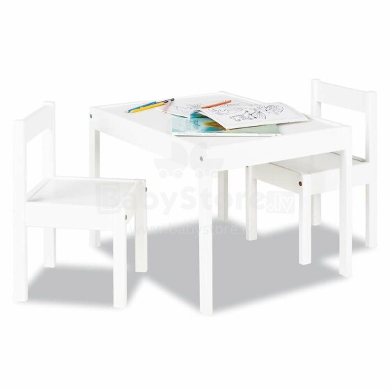 Pinolino Sina Art.201464 Bērnu mēbeles komplekts galdiņš un 2 krēsliņi