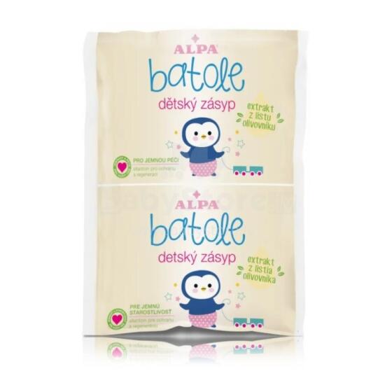 Alpa Batole Powder Art.101699 Bērnu pūderis ar olīvu lapu ekstraktu , 100g