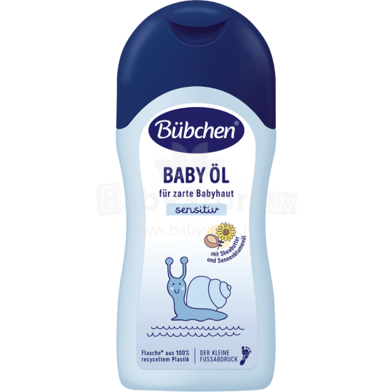 Bubchen Baby Oil Art.TB11 Eļļa zīdaiņiem ar Šī sviestu un saulespuķu eļļu 200 ml