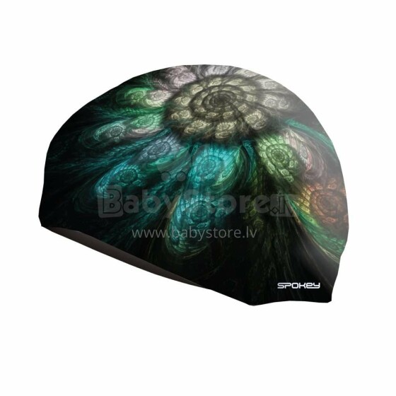 Spokey Stylo Art.839234 Augstas kvalitātes silikona peldēšanas cepure