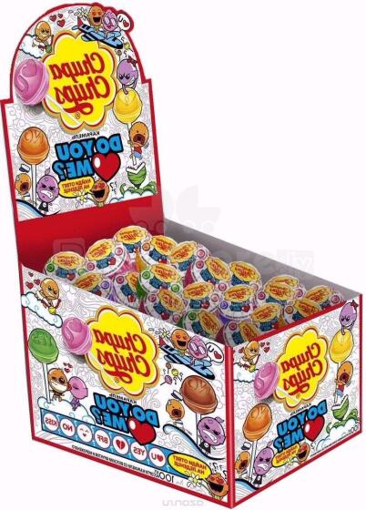 Chupa Chups Do You Love Me Art.500-00655  Леденец на палочке,12 гр(Чупа Чупс)