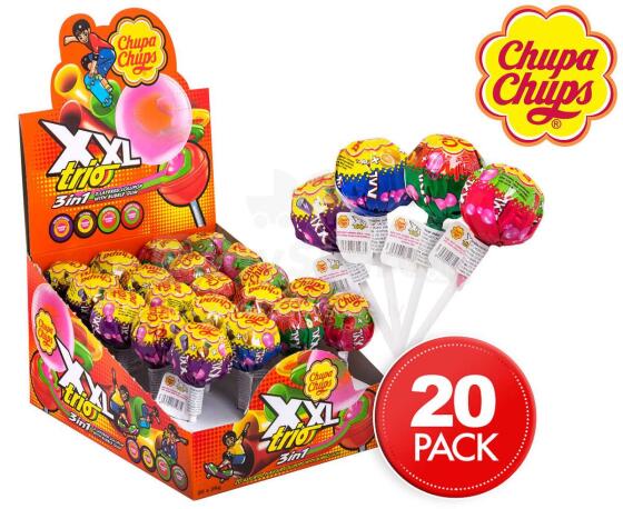 Chupa Chups XXL Art.500-01302  Леденец на палочке,29гр(Чупа Чупс)