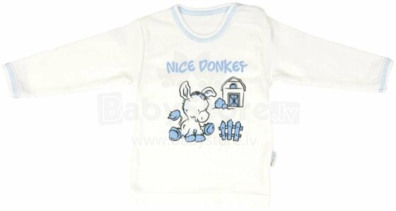 Mamatti Donkey Art.KS8515 medvilniniai kūdikių marškinėliai (68-98cm)