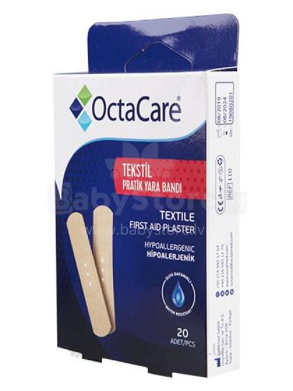 OctaCare Tekstil Art.N20  Пластырь тканевыйдля детей и всей семьи раз.72ммx19мм, 20шт.