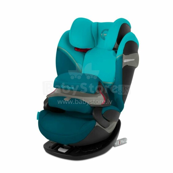 Cybex Pallas S-Fix Art.102358 River Blue   Naujoviška, ypač saugi vaikiška kėdutė automobiliui (9-36 kg)
