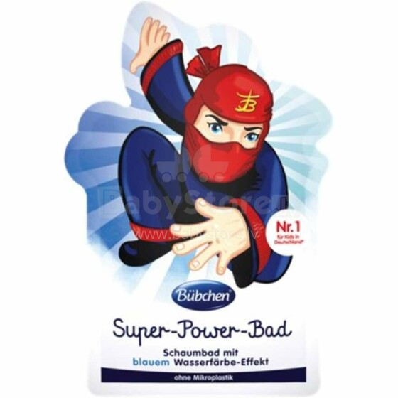 Bubchen Super Power Bad vannas putas bērniem “Superspēks” 40ml