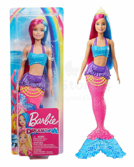 Mattel Barbie DreamTopia Doll Art.GJK08  Lelle Barbija Nāriņa