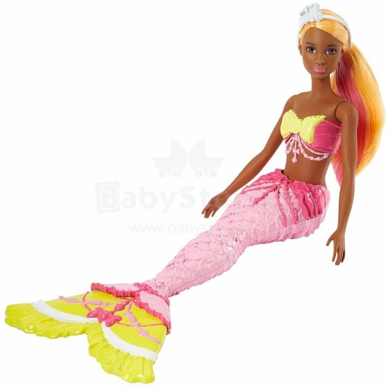 „Mattel Barbie DreamTopia“ lėlės menas. FJC89 lėlės Barbės undinėlė