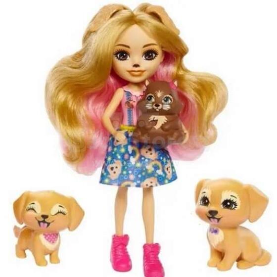 Enchantimals  Doll Art.HHB85 Мини кукла с любимой зверушкой из серии Энчантималс