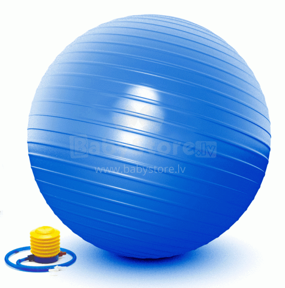 Frogeez™ Gymnastic Fitball Art.55448116 Blue  Гимнастический фитбол-мяч , для занятий аэробикой, финтесом, Боботом.. 75cм