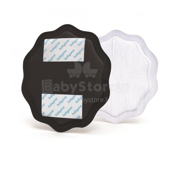 Baby Ono Art.298/02 Black Vienreizējie krūštura ieliktņi (24 gab.)