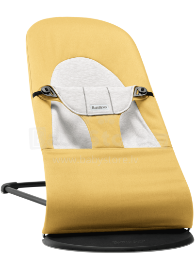 Babybjorn Bouncer Balance Soft Art.005061 Yellow/Grey Šūpuļkrēsliņš