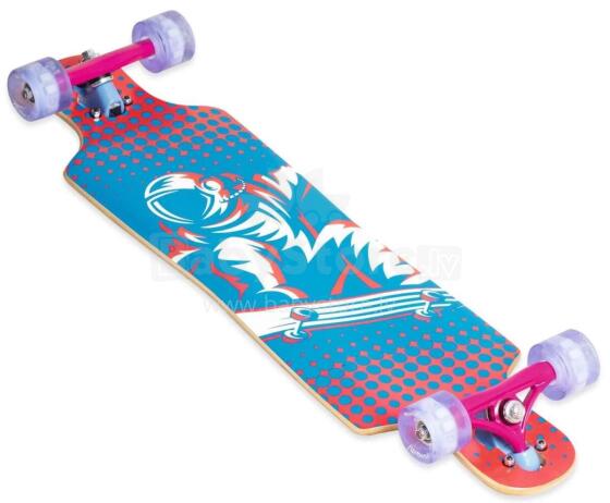 No Rules Compact Longboard Art.AU560 Роликовая доска (Скейтборд) со световыми эффектами