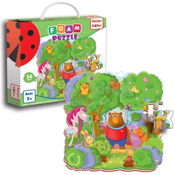Roter Käfer RK1202-01 Mīkstās puzles Mežs (Vladi Toys)