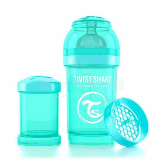 Twistshake Art.78034 Turquoise maitinimo butelis 180 ml