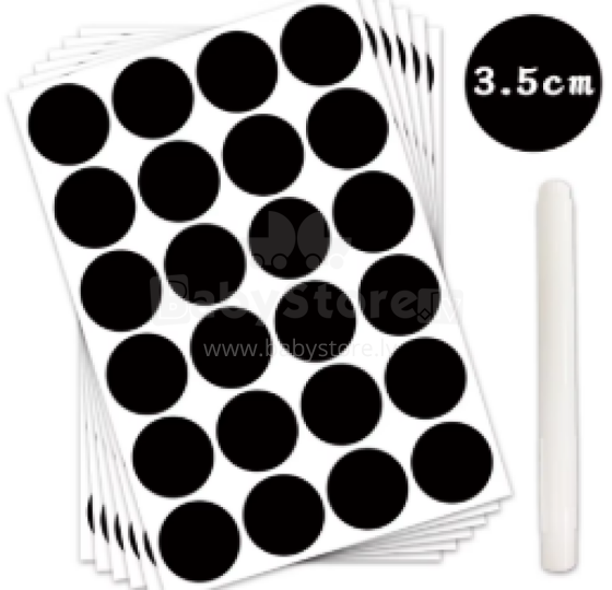 Labels Stickers Art.10286 Komplekts ar uzlīmem+flomasteris,60 gab