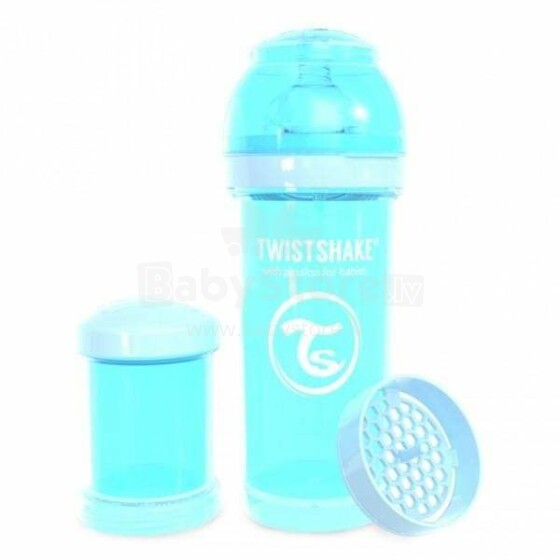 Twistshake  Art.78256 Pastel Blue Barošanas pudele 260 ml