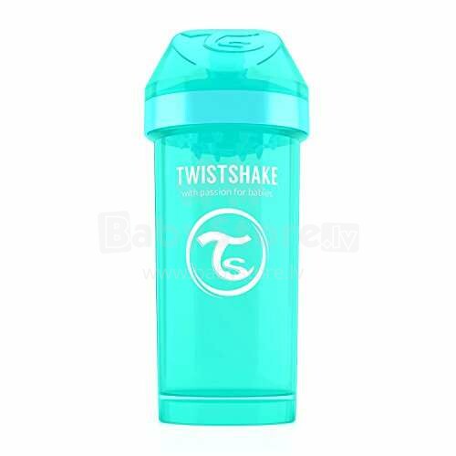 „Twistshake Kid Cup“ 78075 turkio butelis su snapeliu nuo 12+ mėnesių, 360 ml