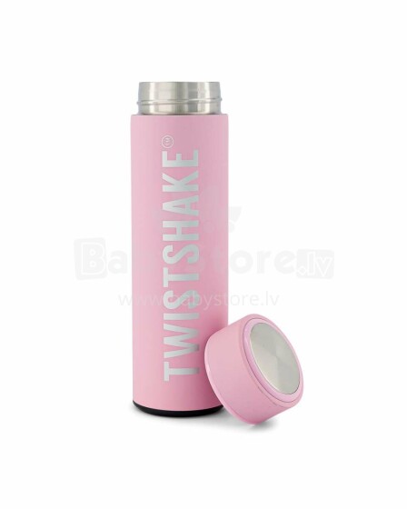 Twistshake Hot&Cold  Art.78297 Pastel Pink Termoss no nerūsējošas tēraudas 420ml