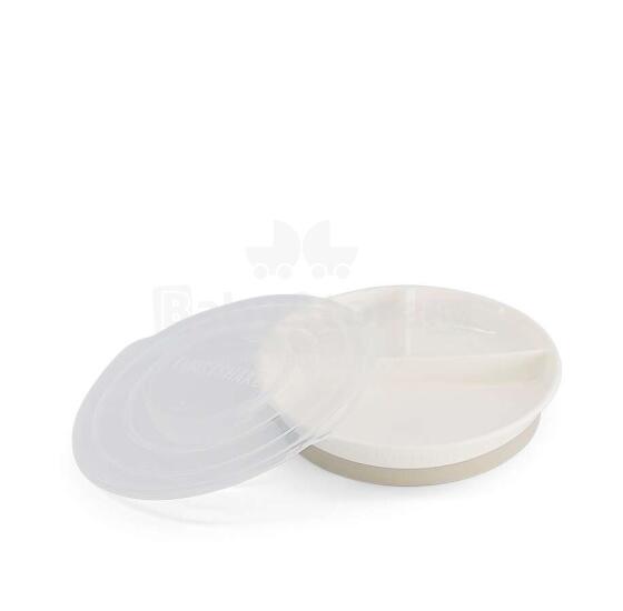 Twistshake Divided Plate Art.78177 White