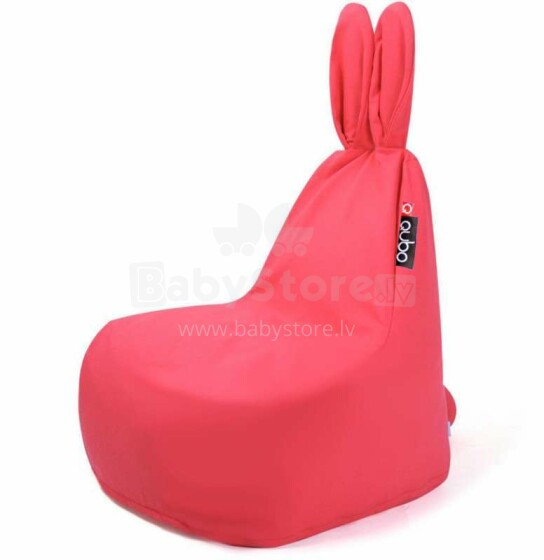 Qubo Baby Rabbit Soft Pink Art. 103278 balno krepšys, pūstukai, minkšti sėdmaišiai su pupelėmis, sėdmaišiai