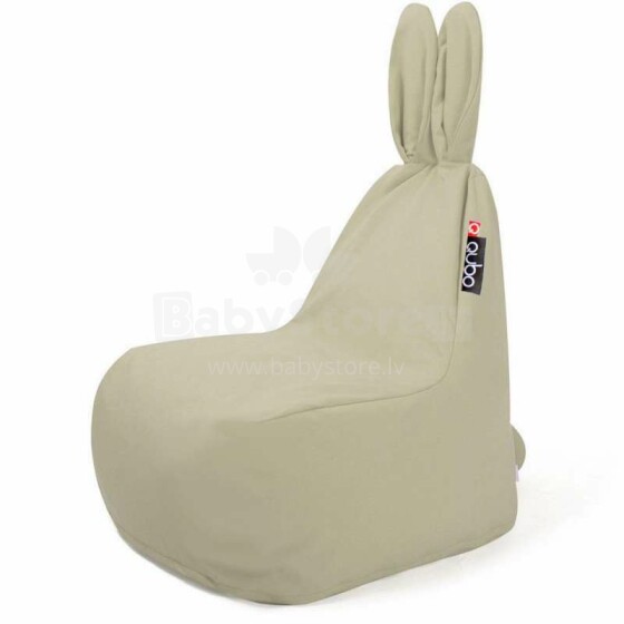 Qubo Baby Rabbit Soft Beige Art.103279 Sēžammaiss, Puffs, Mīkstais bean bags